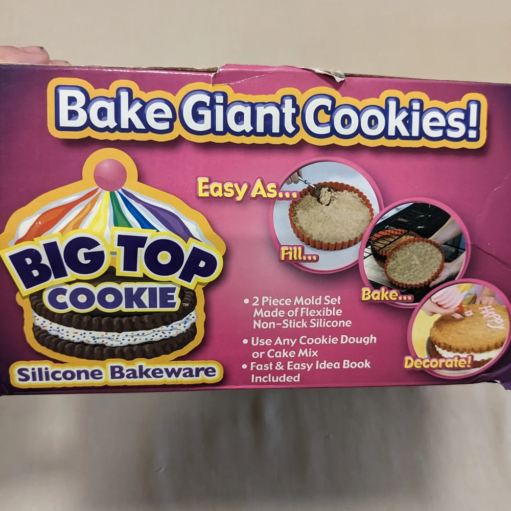 Kids Cooking Fun:Pampered Chef Emoji Cookie Cutters & Big Top Giant Cookies